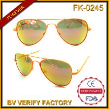Fk-0245 Retro Anti-Glare Cool Kids Metal Pilot Style Sun Eyeglasses Wholesale in China